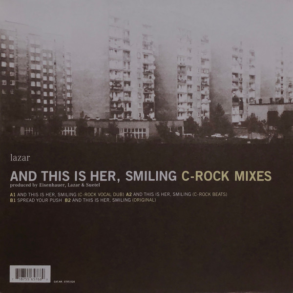 Lazar - And This Is Her, Smiling (C-Rock Mixes) | STIR15 Recordings (STiR-1526)