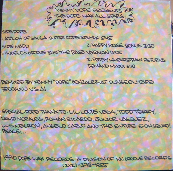 Kenny "Dope" Gonzalez Presents The Dope Wax All Stars - The Dope Wax All Stars | Dopewax (DOPE WAX 009) - 2