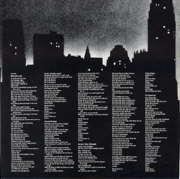 Marvin Gaye - Midnight Love | CBS (CBS 85977) - 2 Marvin Gaye - Midnight Love | CBS (CBS 85977) - 2