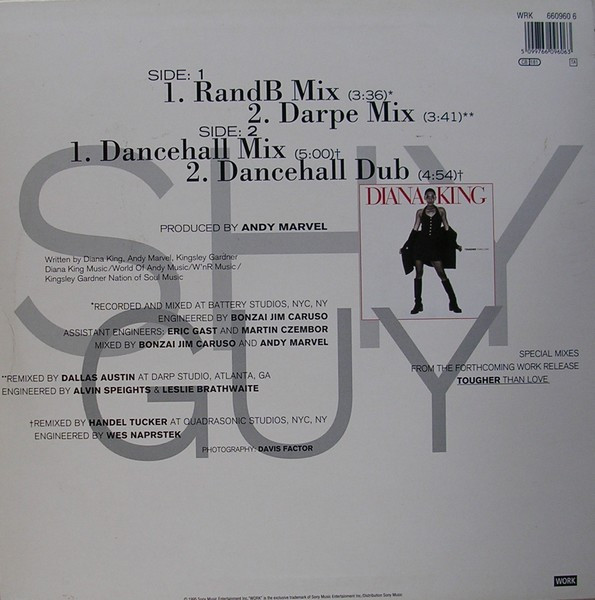 Diana King - Shy Guy | Work (WRK 660960 6) - 2