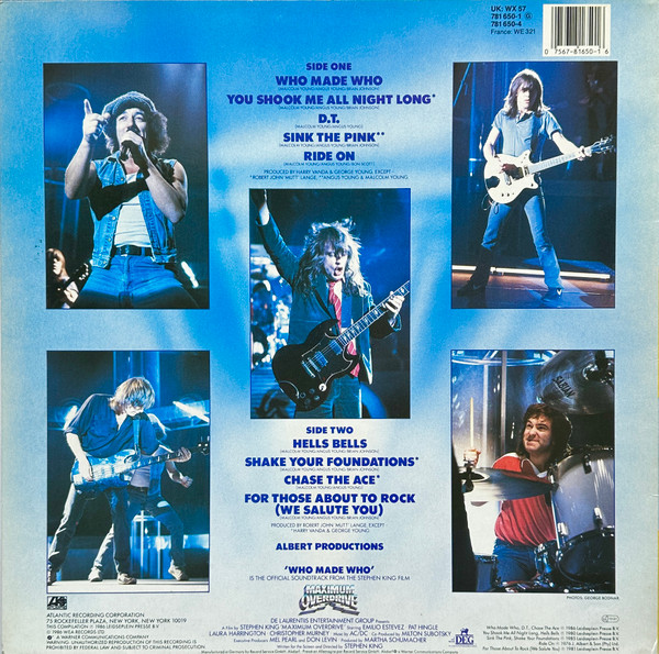 AC/DC - Who Made Who | Atlantic (781 650-1) - 2