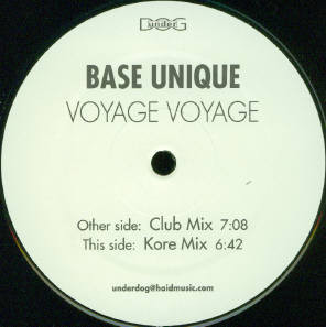 Base Unique - Voyage Voyage | Underdog (UD 038)
