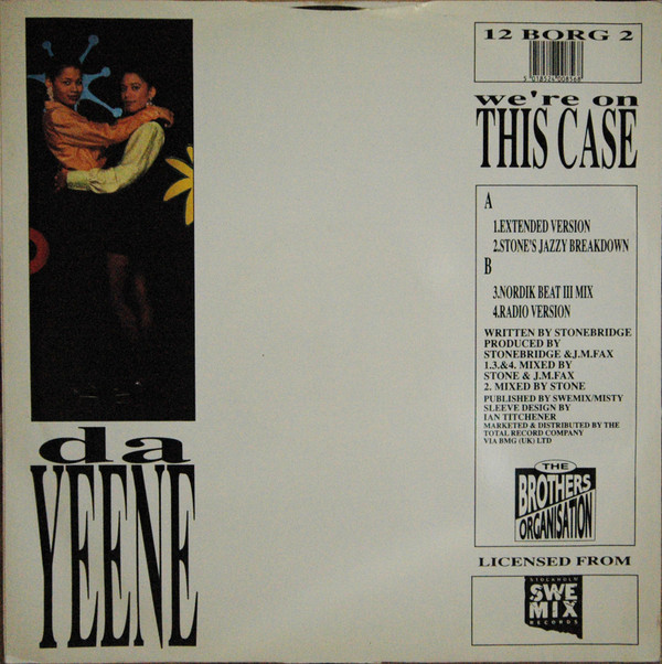 DaYeene - We're On This Case | The Brothers Organisation (12 BORG 2)