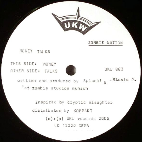 Zombie Nation - Money Talks | UKW (UKW 003) - main