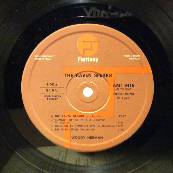 Woody Herman - The Raven Speaks | Fantasy (AMI 9416/MLCS 9343) - 4