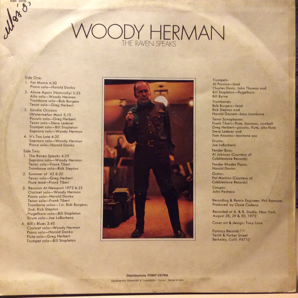 Woody Herman - The Raven Speaks | Fantasy (AMI 9416/MLCS 9343) - 2