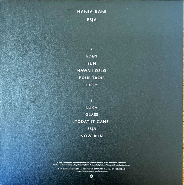 Hania Rani - Esja | Gondwana Records (GONDLP030) - 2 Hania Rani - Esja | Gondwana Records (GONDLP030) - 2