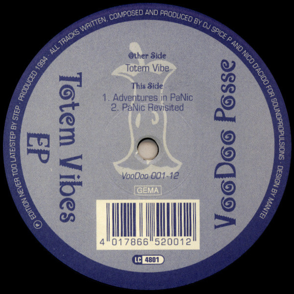 Voodoo Posse - Totem Vibes EP | VooDoo Records (VooDoo 001-12)