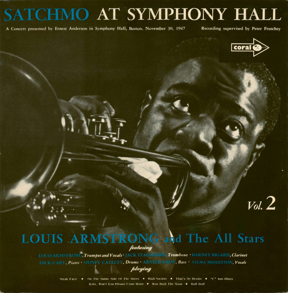 Louis Armstrong And His All-Stars - Satchmo At Symphony Hall Vol. 2 | Coral (COPS 1952)