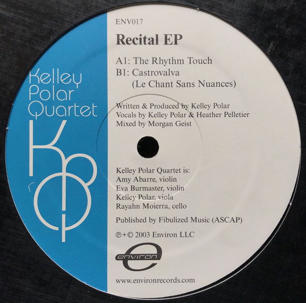 Kelley Polar Quartet - Recital EP | Environ (ENV017)