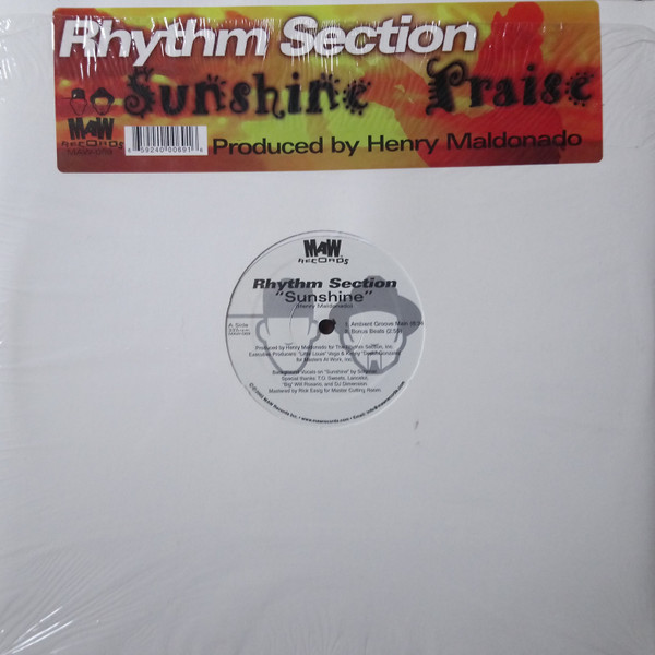 Rhythm Section - Sunshine / Praise | MAW Records (MAW-069)