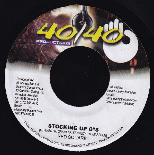 Ward 21 / Red Square - Gangster In Town / Stocking Up G''s | 40/40 Productions (FFSM0036) - 2