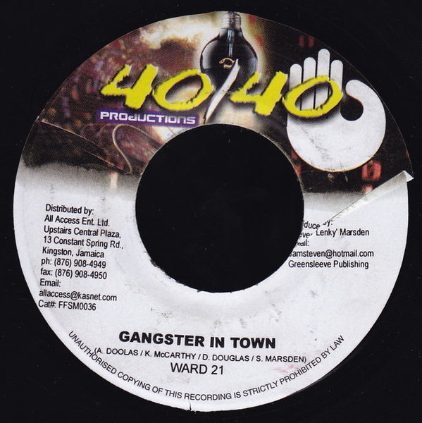 Ward 21 / Red Square - Gangster In Town / Stocking Up G''s | 40/40 Productions (FFSM0036) - main