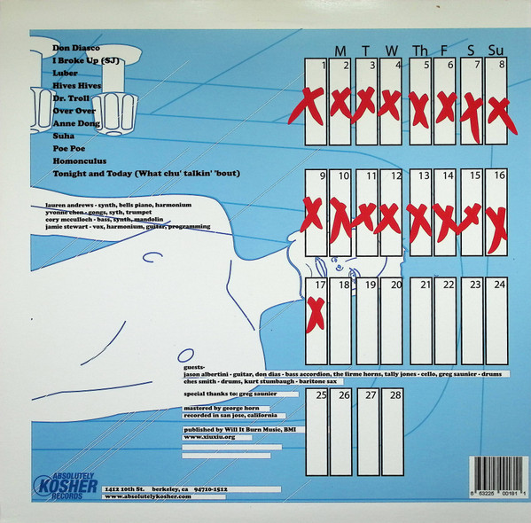 Xiu Xiu - Knife Play | Absolutely Kosher Records (AK018) - 2 Xiu Xiu - Knife Play | Absolutely Kosher Records (AK018) - 2