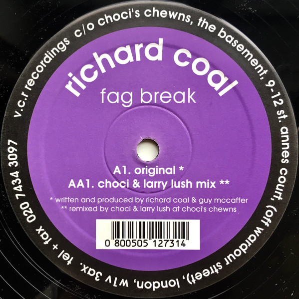 Richard Coal - Fag Break | Voltage Controlled Remixes (VCR 012) - 2 Richard Coal - Fag Break | Voltage Controlled Remixes (VCR 012) - 2