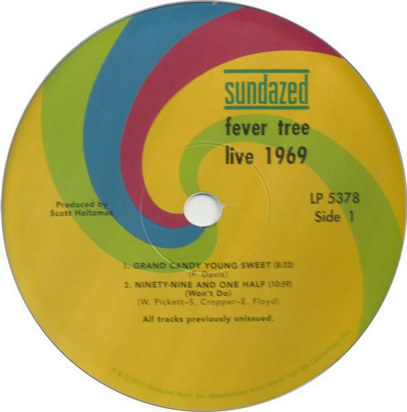 Fever Tree - Live 1969 | Sundazed Music (LP 5378) - 3 Fever Tree - Live 1969 | Sundazed Music (LP 5378) - 3