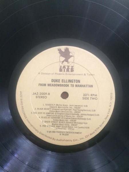 Duke Ellington - From Meadowbrook To Manhattan | Jazz Bird (JAZ-2009) - 4 Duke Ellington - From Meadowbrook To Manhattan | Jazz Bird (JAZ-2009) - 4