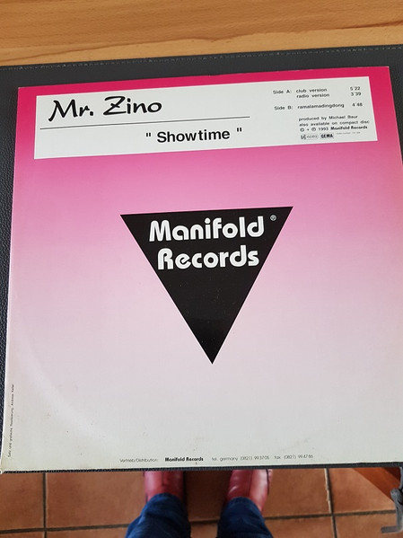 Mr. Zino - " Showtime " | Manifold Records Music & Marketing (115 334) - main