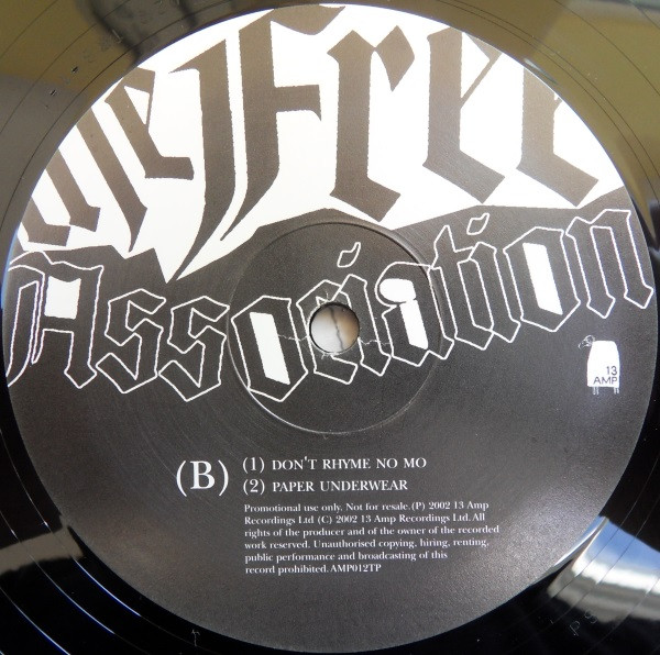 David Holmes Presents The Free Association - David Holmes Presents The Free Association | 13 Amp (AMP012TP) - 3 David Holmes Presents The Free Association - David Holmes Presents The Free Association | 13 Amp (AMP012TP) - 3