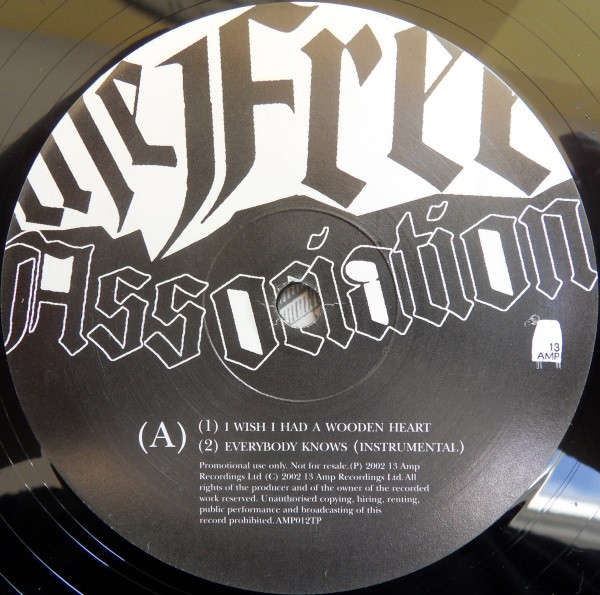 David Holmes Presents The Free Association - David Holmes Presents The Free Association | 13 Amp (AMP012TP) - 2 David Holmes Presents The Free Association - David Holmes Presents The Free Association | 13 Amp (AMP012TP) - 2