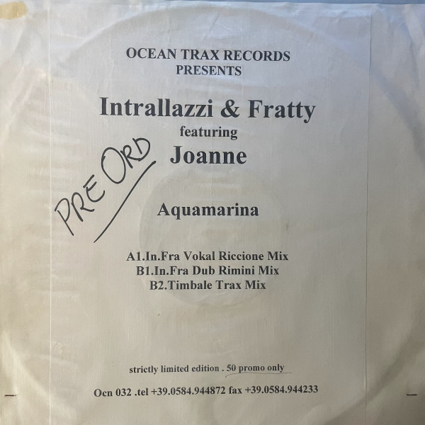 Intrallazzi & Fratty Feat. Joanne - Aquamarina | Ocean Trax (OCN 032)