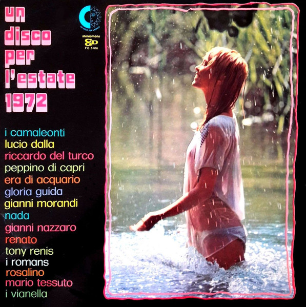 Various - Un Disco Per L'Estate 1972 | CGD (FG 5106)