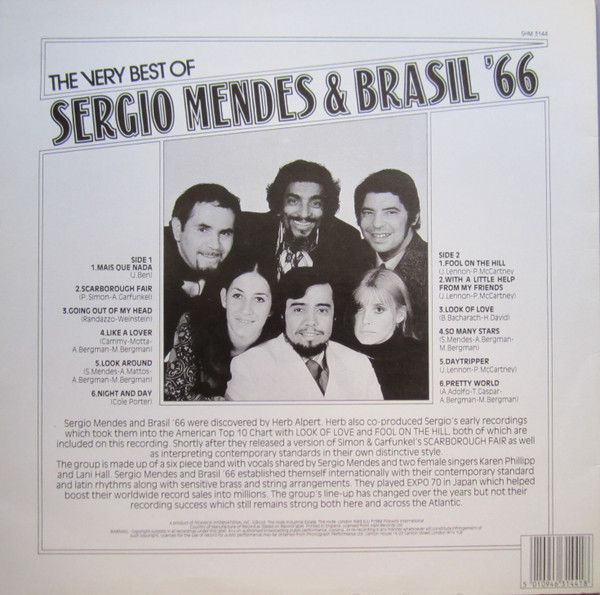 Sérgio Mendes & Brasil '66 - The Very Best Of | Hallmark Records (SHM 3144) - 2