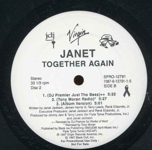 Janet Jackson - Together Again | Virgin (SPRO-12791) - 4
