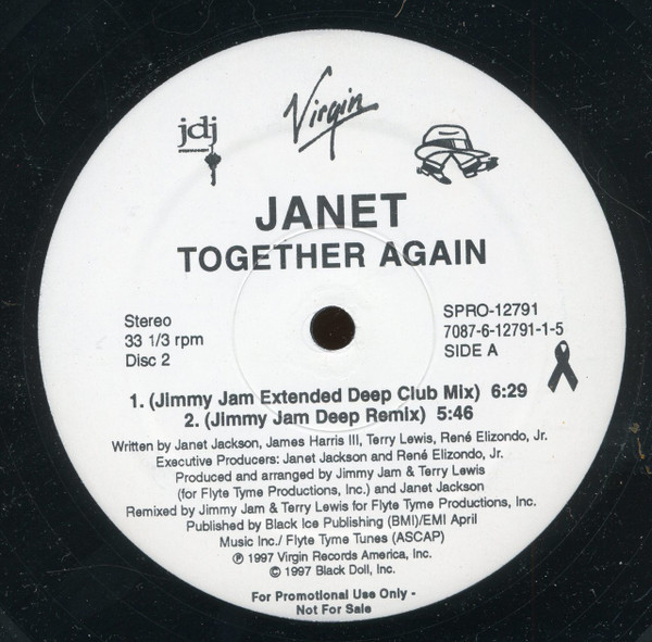 Janet Jackson - Together Again | Virgin (SPRO-12791) - 3