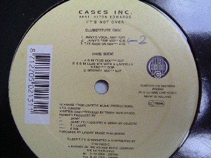 Cases Inc. - It's Not Over | Clubstitute Records (2002131)