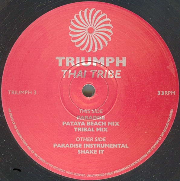 Thai Tribe - Paradise | Triumph Records (TRIUMPH 3) - main