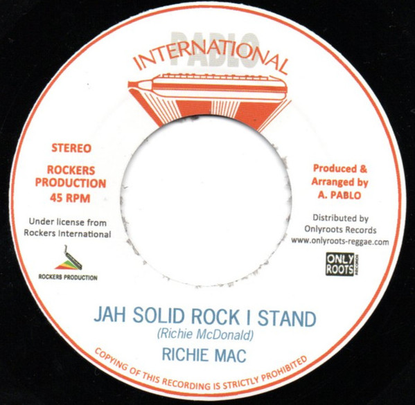 Richard McDonald , Augustus Pablo - Jah Solid Rock I Stand / Java | Onlyroots Records (OR144)