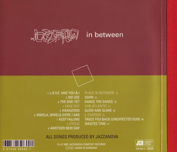 Jazzanova - In Between | Jazzanova Compost Records (JCR) (JCR 025-2) - 2