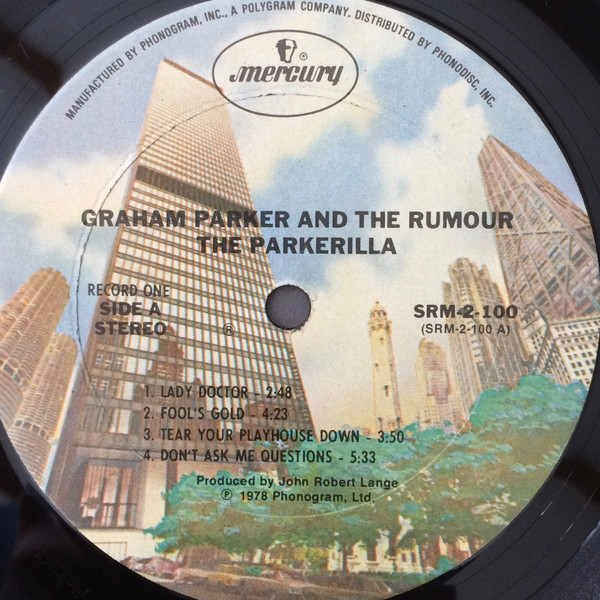 Graham Parker And The Rumour - The Parkerilla | Mercury (SRM-2-100) - 4