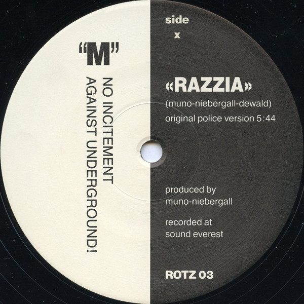 M - Razzia | Rotzooi (ROTZ 03) - 3