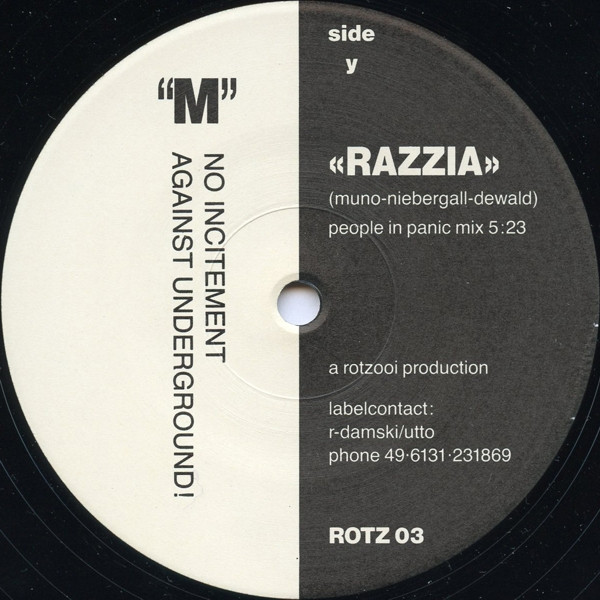 M - Razzia | Rotzooi (ROTZ 03) - 4