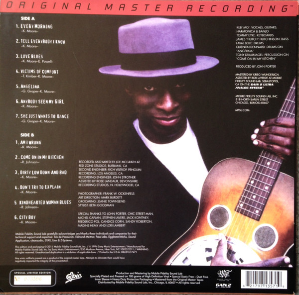 Keb' Mo' - Keb' Mo' | Mobile Fidelity Sound Lab (MFSL 1-357) - main Keb' Mo' - Keb' Mo' | Mobile Fidelity Sound Lab (MFSL 1-357) - main