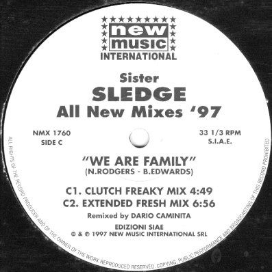 Sister Sledge - All New Mixes '97 | New Music International (NMX 1760) - 4