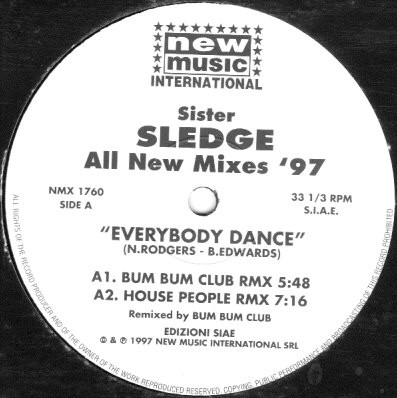 Sister Sledge - All New Mixes '97 | New Music International (NMX 1760) - 2