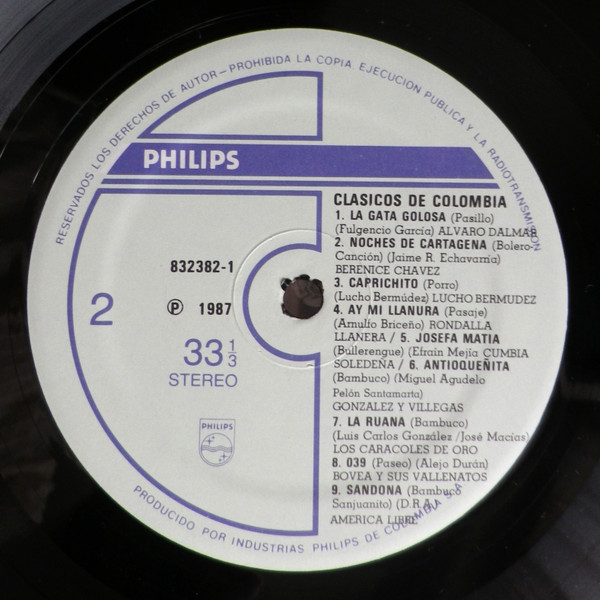 Various - Clásicos De Colombia | Philips (832382-1) - 3
