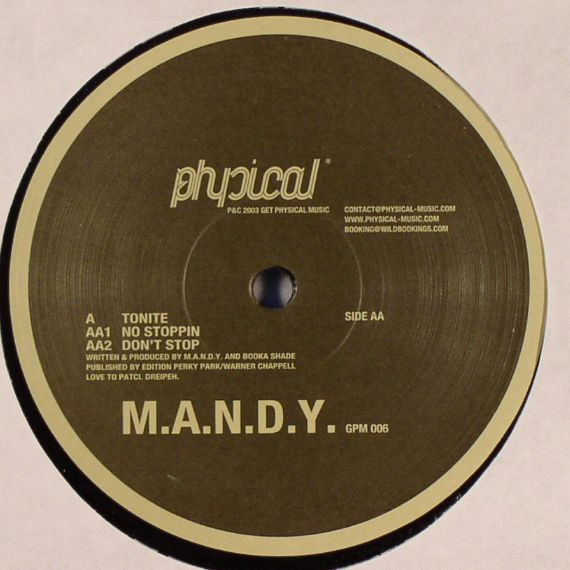 M.A.N.D.Y. - No Stoppin | Get Physical Music (GPM 006) - 2