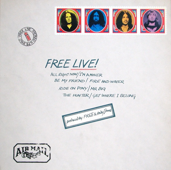 Free - Free Live | Island Records (ILPS 9160) - main