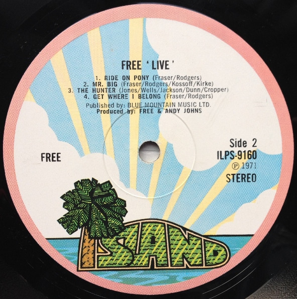Free - Free Live | Island Records (ILPS 9160) - 4