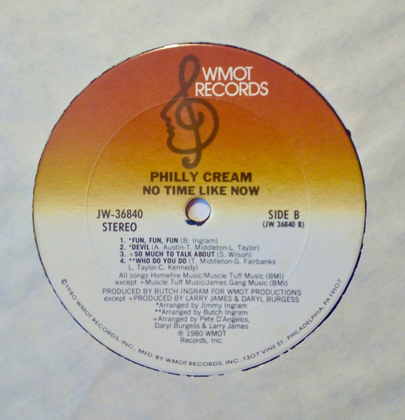 Philly Cream - No Time Like Now | WMOT Records (JW36840) - 4