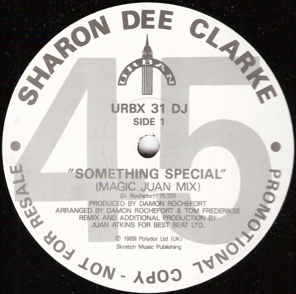 Sharon Dee Clarke - Something Special | Urban (URBX 31 DJ) - main