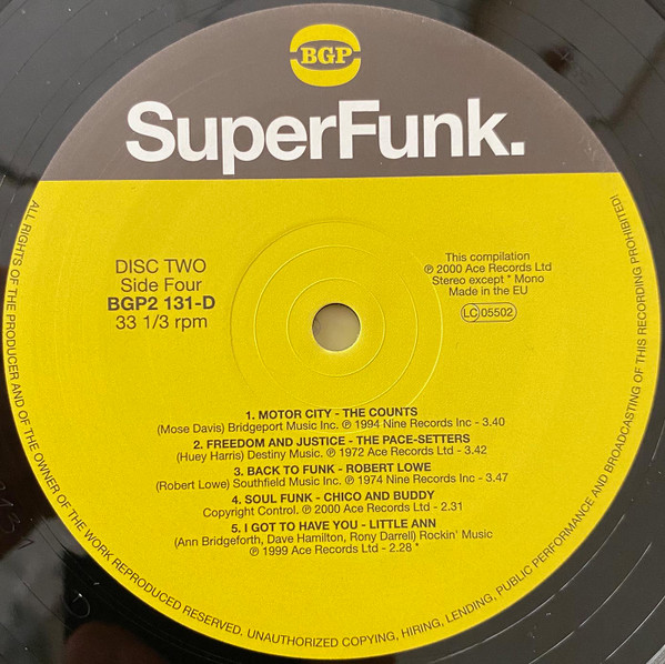 Various - SuperFunk | BGP Records (BGP2 131) - 5