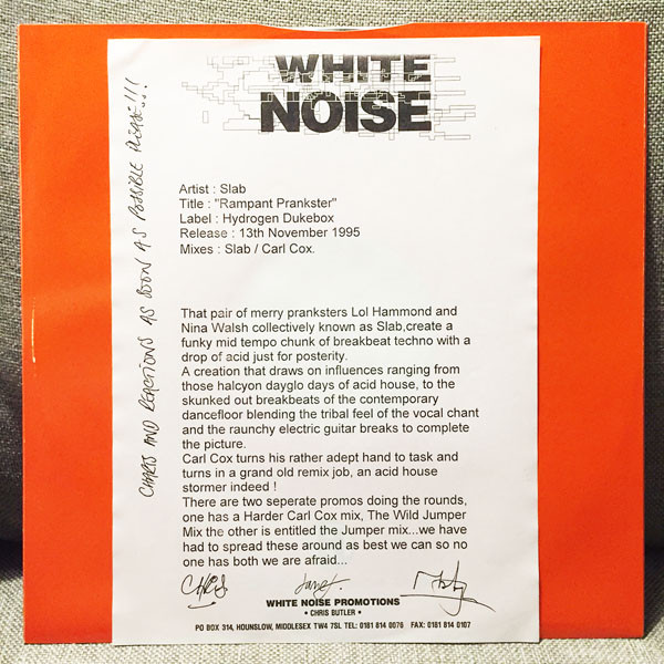 Slab - Rampant Prankster | Hydrogen Dukebox (DUKE 021DJ) - 2 Slab - Rampant Prankster | Hydrogen Dukebox (DUKE 021DJ) - 2