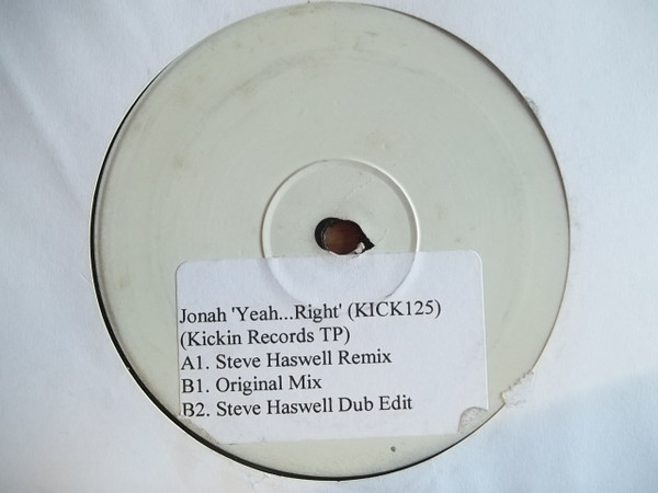 Jonah - Yeah Right | Kickin Records (KICK125)