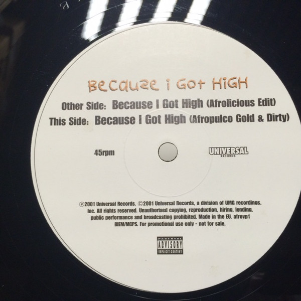 Afroman - Because I Got High | Universal Records (afrovp1) - 2