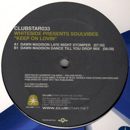 Soulvibes - Keep On Lovin | Clubstar (clubstar033)